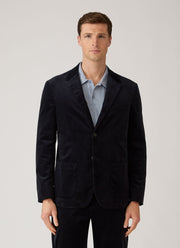 Men's Corduroy Blazer in Navy