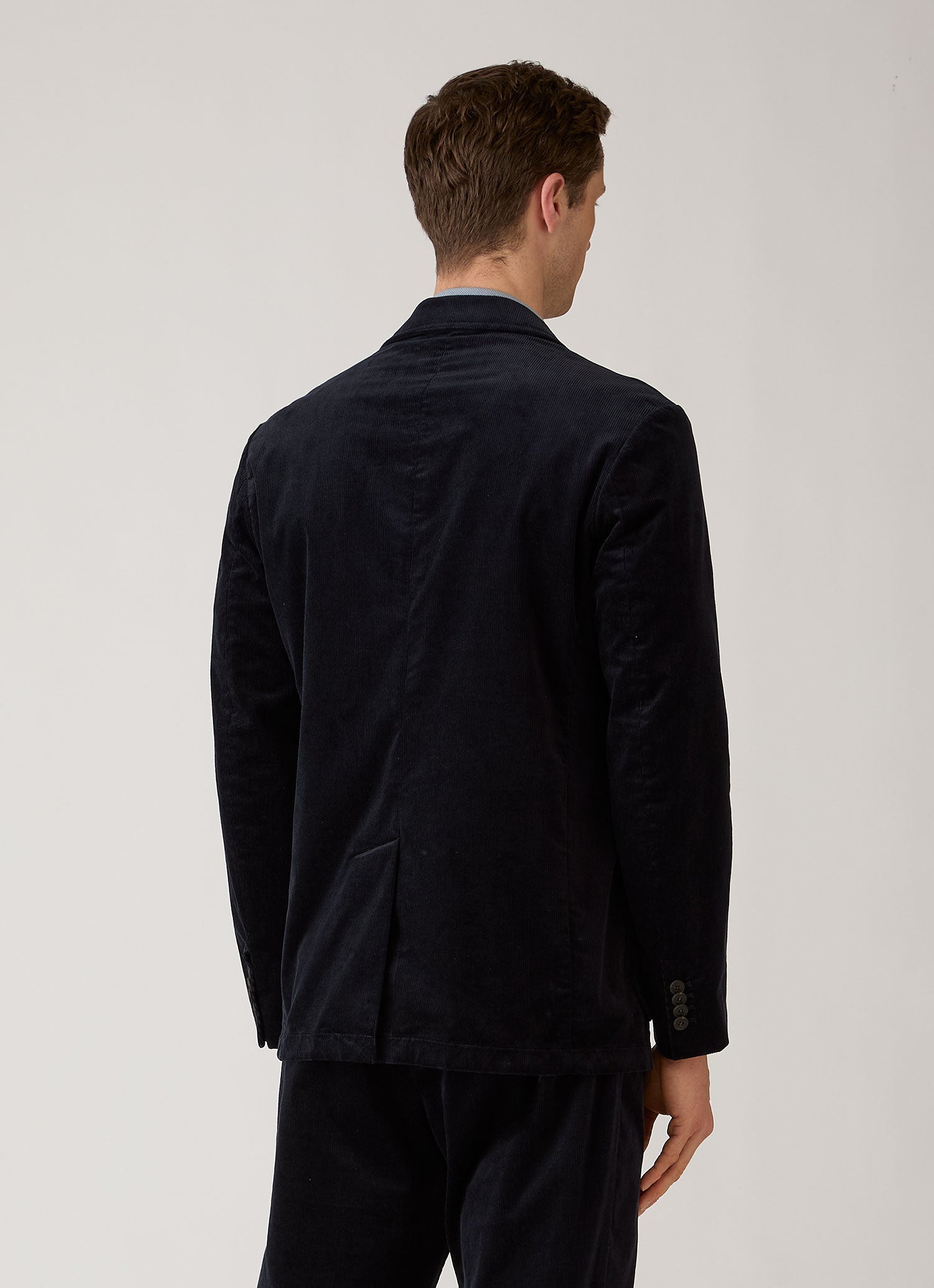 Men's Corduroy Blazer in Navy