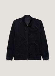 Men's Corduroy Harrington Jacket in Navy