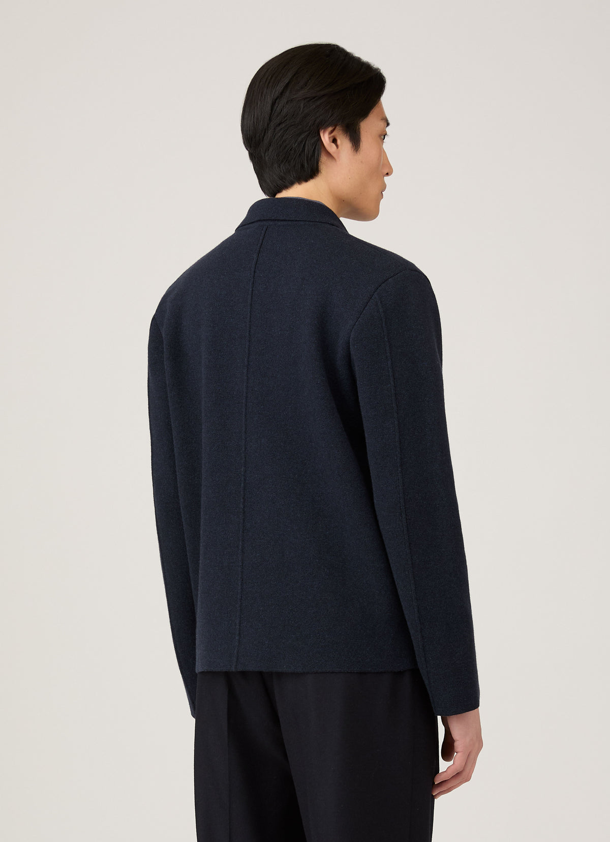 Men's Double Faced Jacket in Navy
