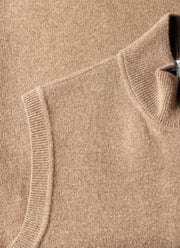 Men's Merino Cotton Double Faced Gilet in Dark Beige