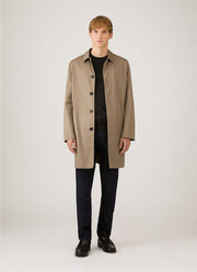 Men's Extra-Fine Merino Jumper in Charcoal Melange