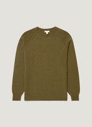 Men's Lambswool Crew Neck Jumper in Uniform