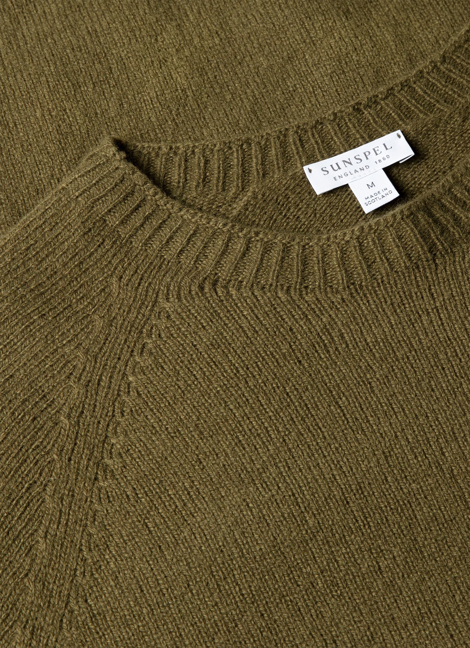 Men's Lambswool Crew Neck Jumper in Uniform