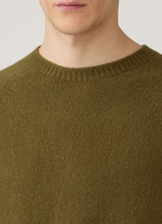 Men's Lambswool Crew Neck Jumper in Uniform