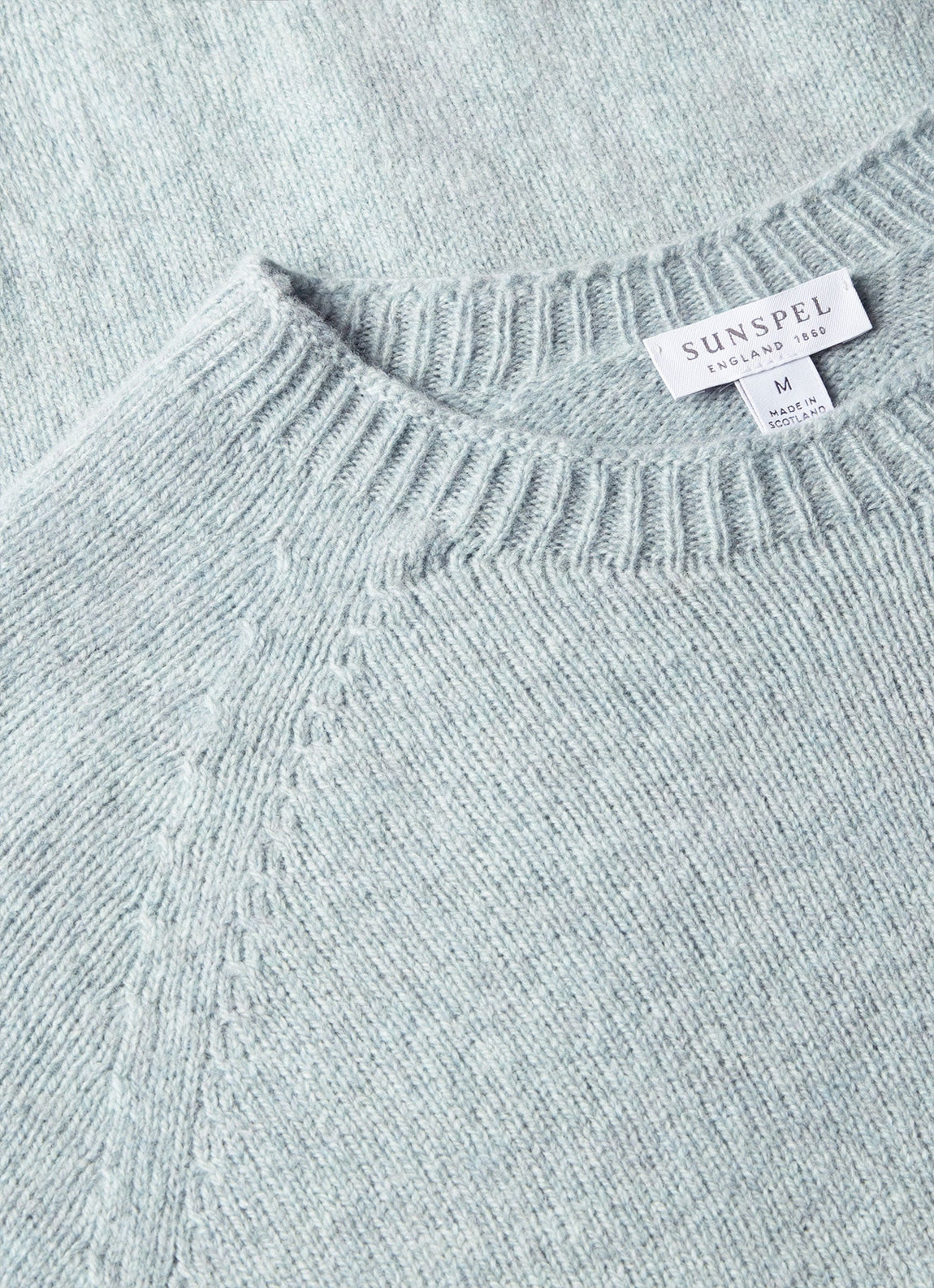 Men's Lambswool Crew Neck Jumper in Haar