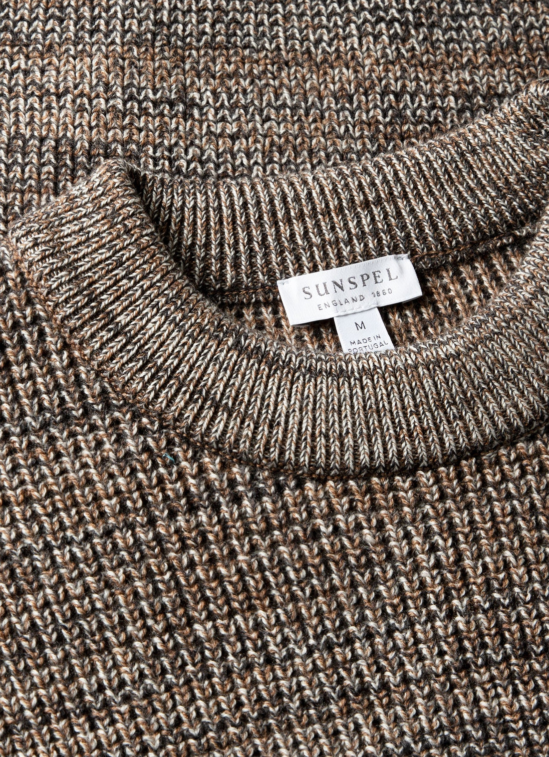 Pullover aus Merinowolle mit verschränktem Rippmuster
