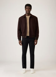 Men's Baby Cashmere Jumper in Oatmeal Melange