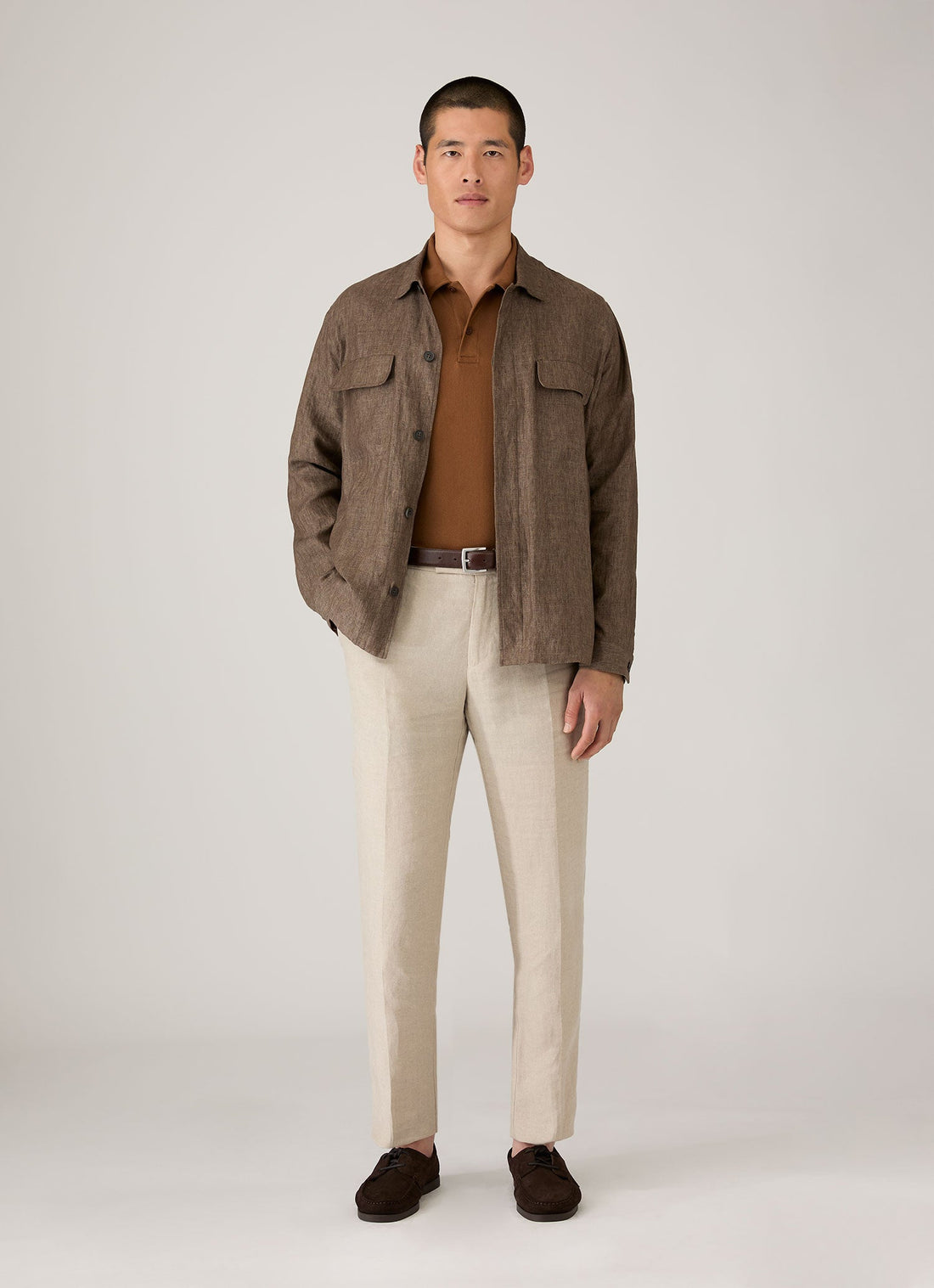 Men's Riviera Polo Shirt in Bronze