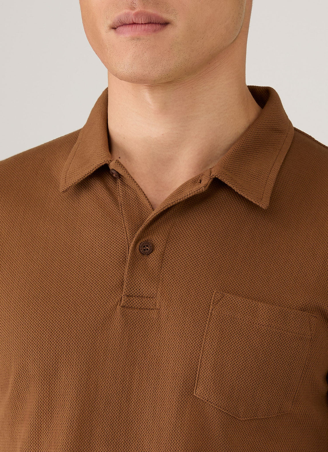 Men's Riviera Polo Shirt in Bronze