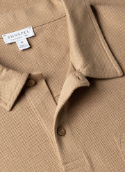 Men's Riviera Polo Shirt in Dark Beige