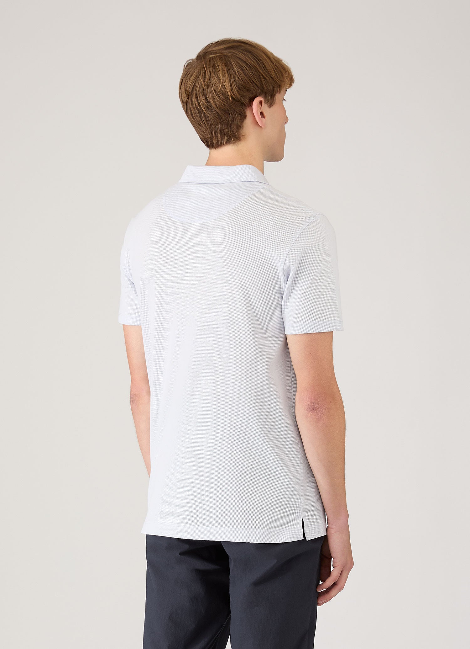 Men's Riviera Polo Shirt in Light Blue