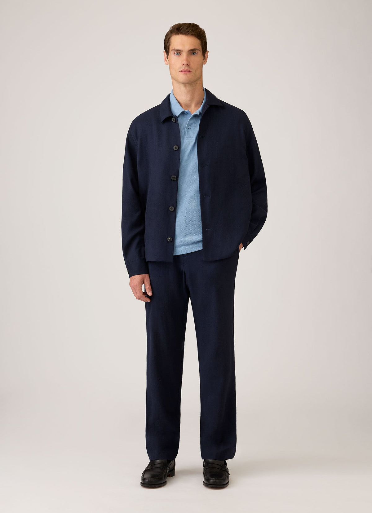 Men's Riviera Polo Shirt in Studio Blue