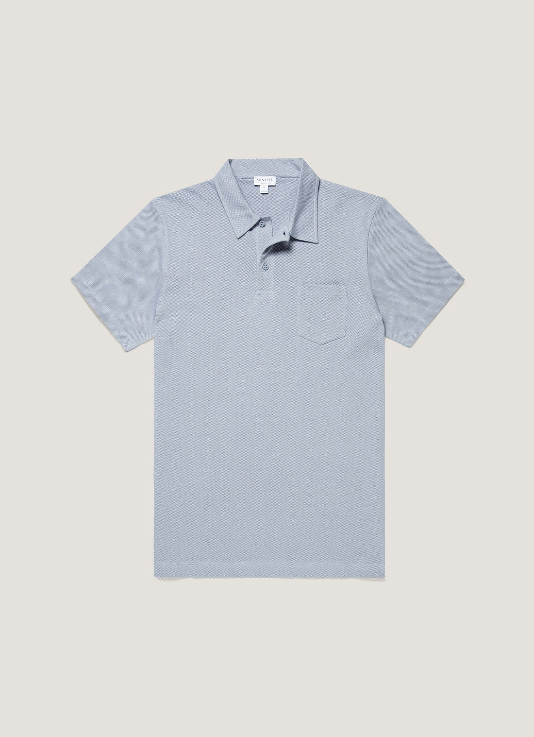Men's Riviera Polo Shirt in Powder Blue