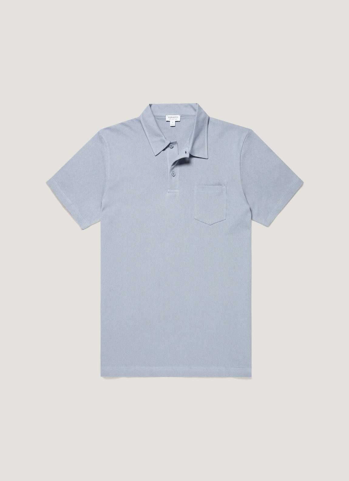 Men's Riviera Polo Shirt in Powder Blue