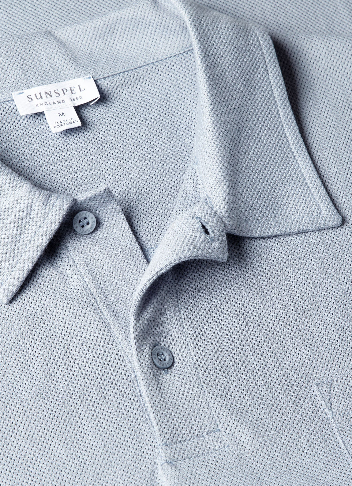 Men's Riviera Polo Shirt in Powder Blue