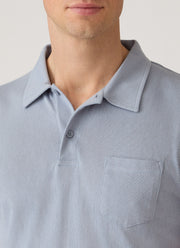 Men's Riviera Polo Shirt in Powder Blue