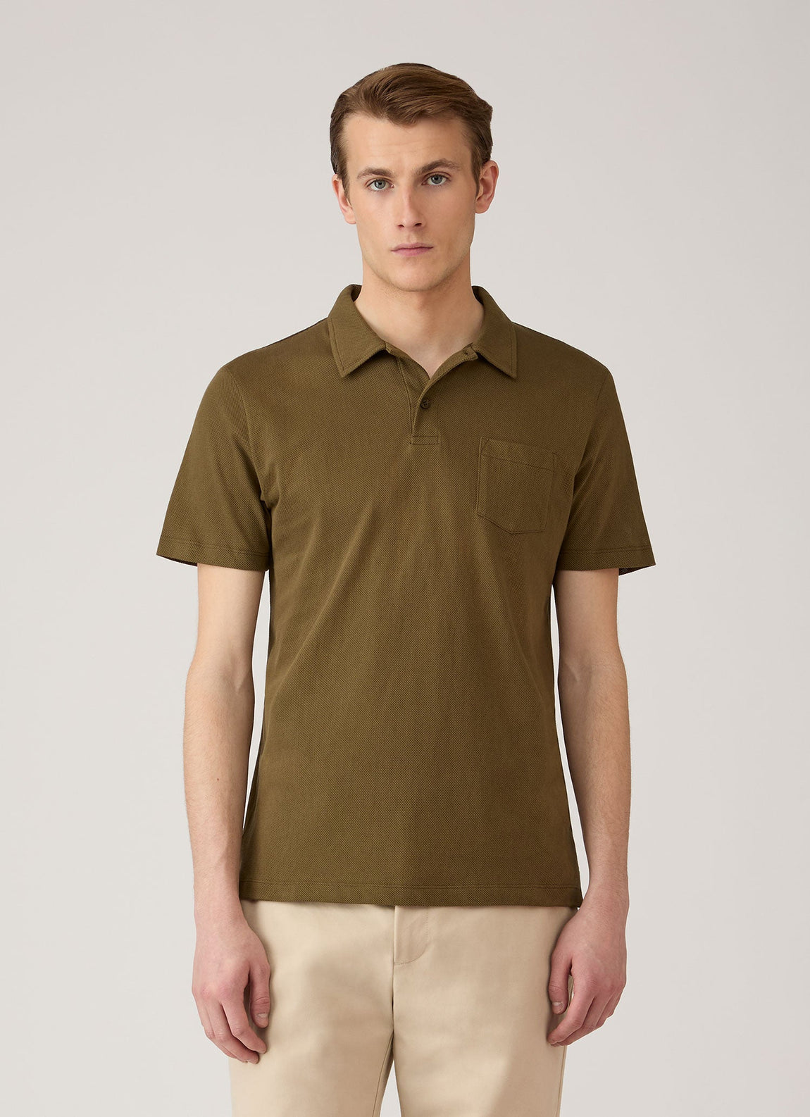 Men's Riviera Polo Shirt in Loden Green