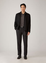 Men's Piqué Polo Shirt in Anthracite