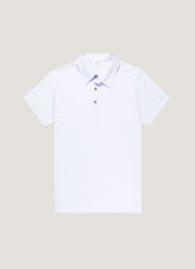 Men's Classic Jersey Polo Shirt in Light Blue