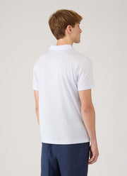 Men's Classic Jersey Polo Shirt in Light Blue