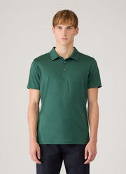 Men's Classic Jersey Polo Shirt in Forest