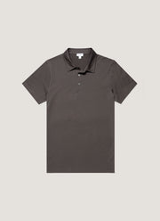 Men's Classic Jersey Polo Shirt in Anthracite