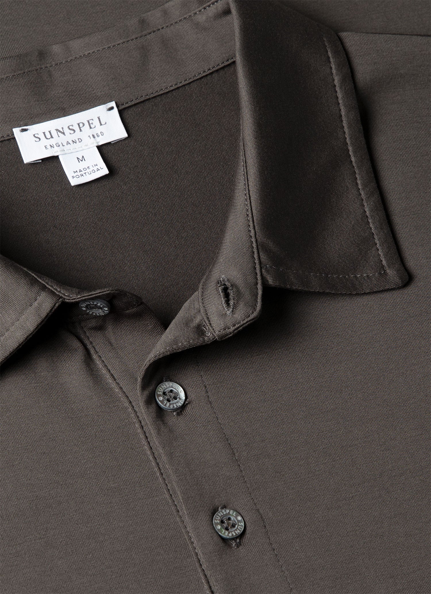Men's Classic Jersey Polo Shirt in Anthracite