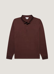 Men's Heavyweight Rugby Polo Shirt in Bakelite