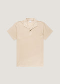 Men's Linen Piqué Polo Shirt in Hazelwood