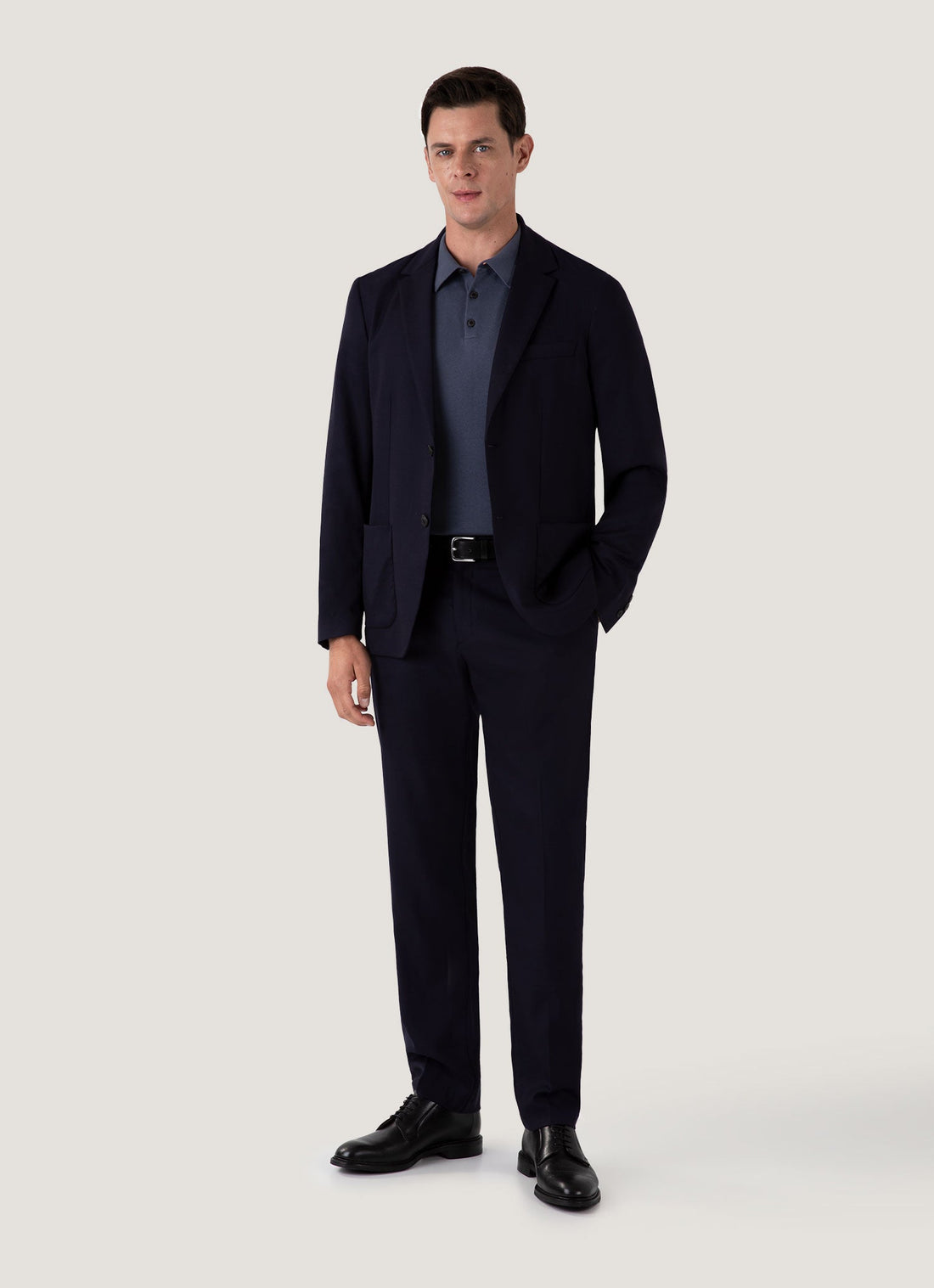 Sea Island Cotton Knit Polo Shirt