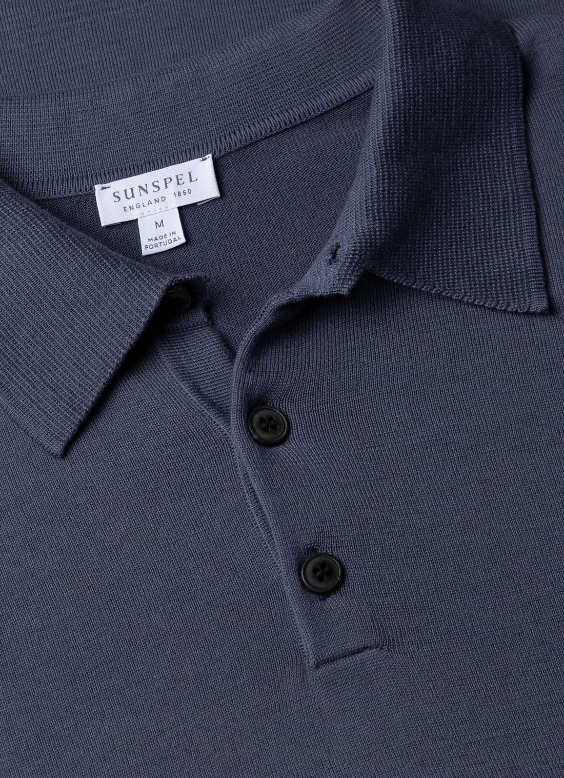 Sea Island Cotton Knit Polo Shirt
