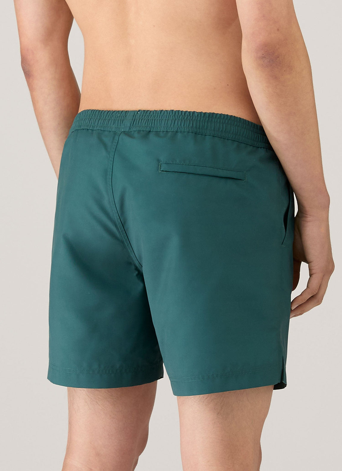 Men's Drawstring Swim Shorts in Forest