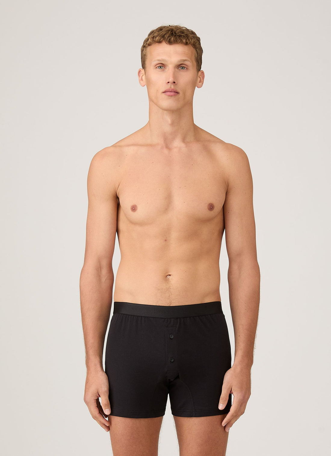 Superfine Cotton Two-Button Boxer Briefs