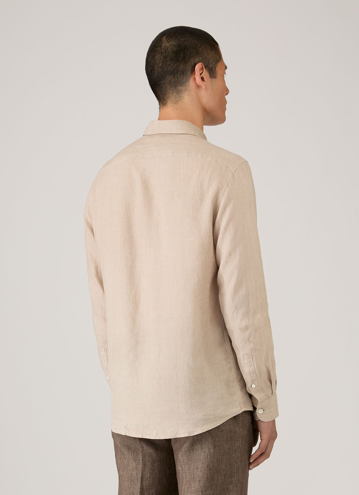 Men's Linen Shirt in Hazelwood