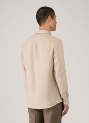Men's Linen Shirt in Hazelwood