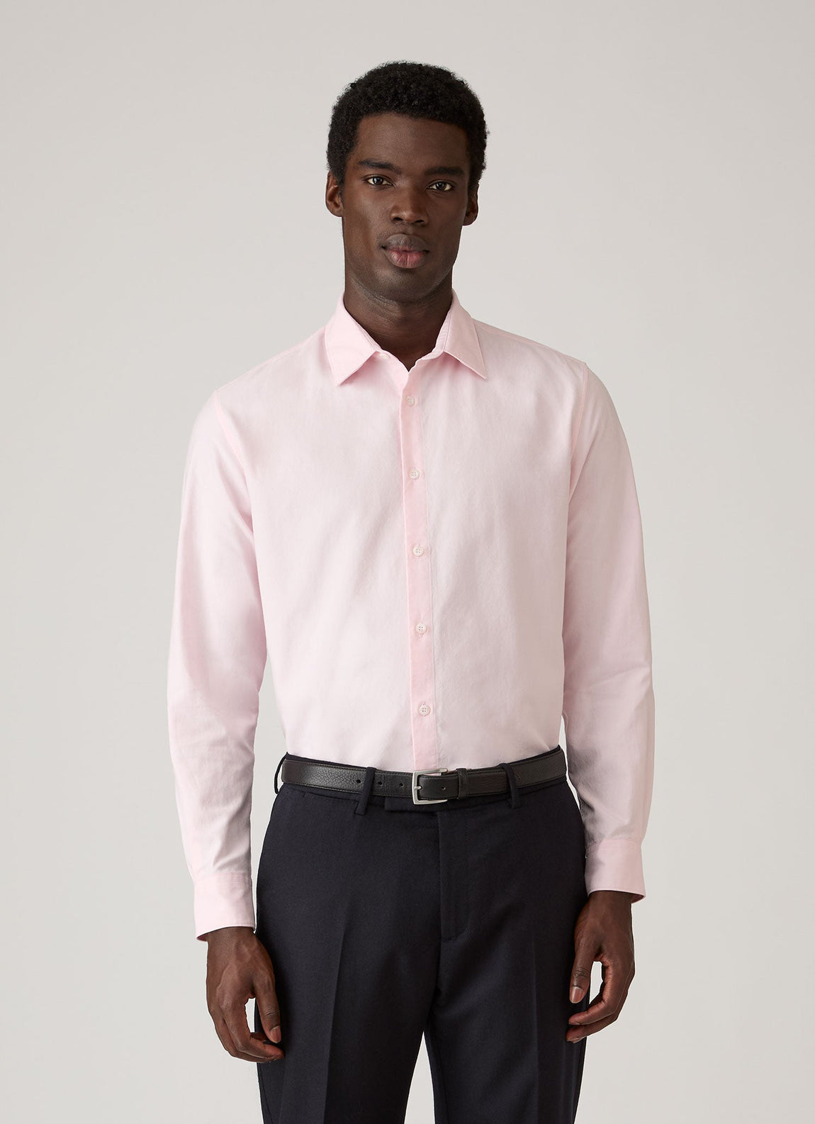 Men's Oxford Shirt in Light Pink