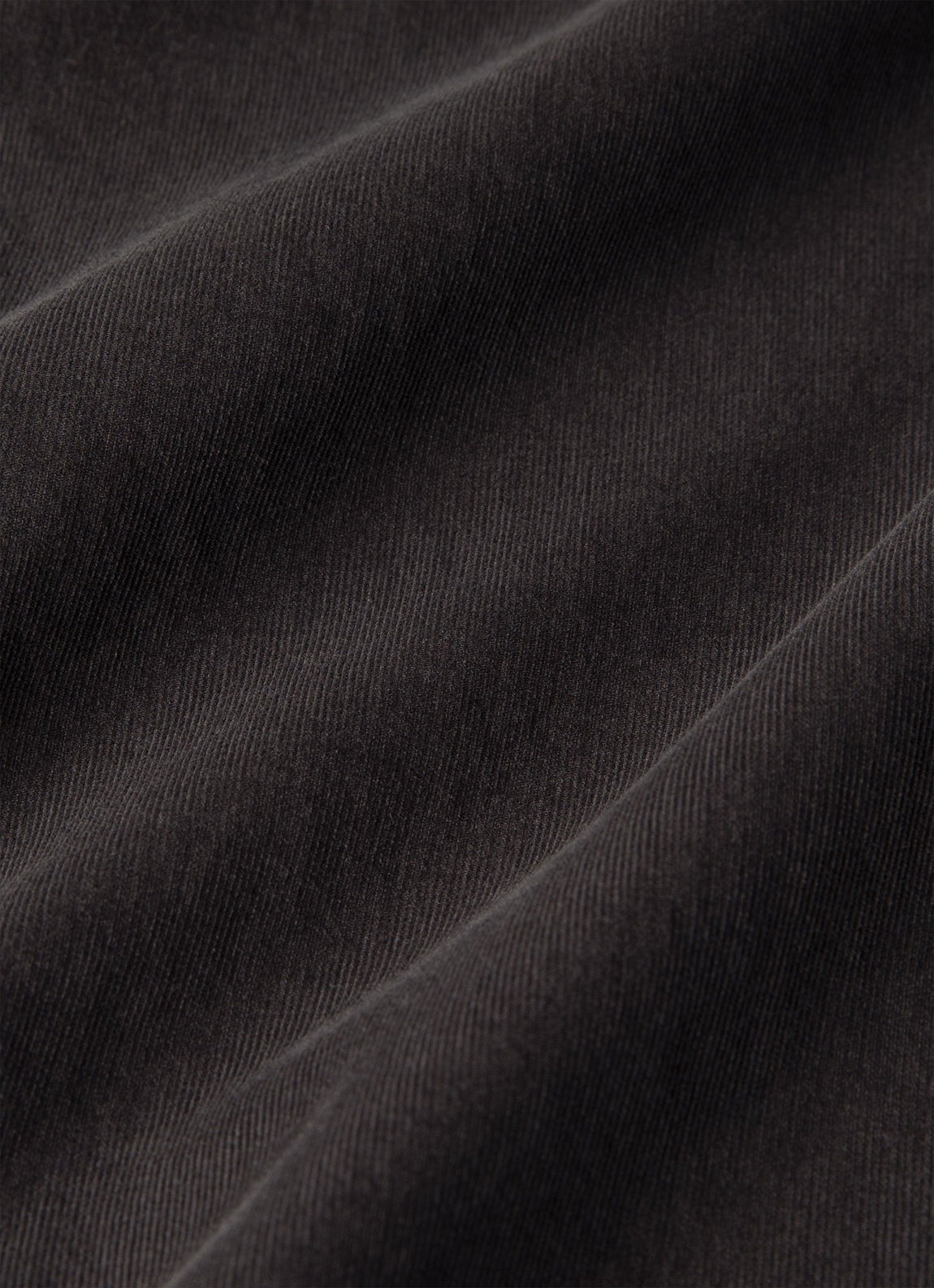 Men's Fine Cord Shirt in Anthracite