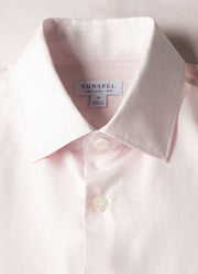 Men's Cotton Poplin Shirt in Light Pink