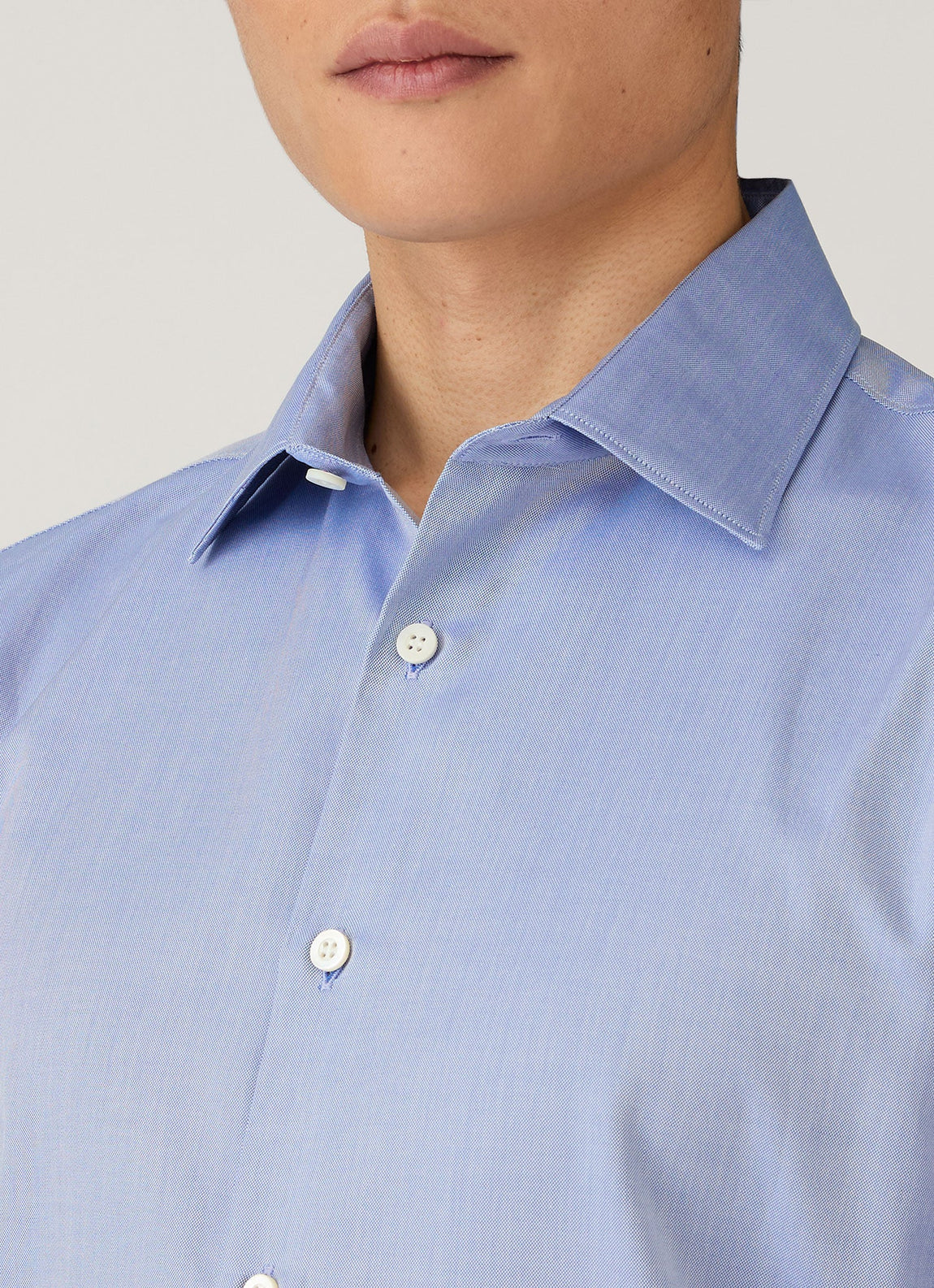 Men's Smart Oxford Shirt in Dark Blue