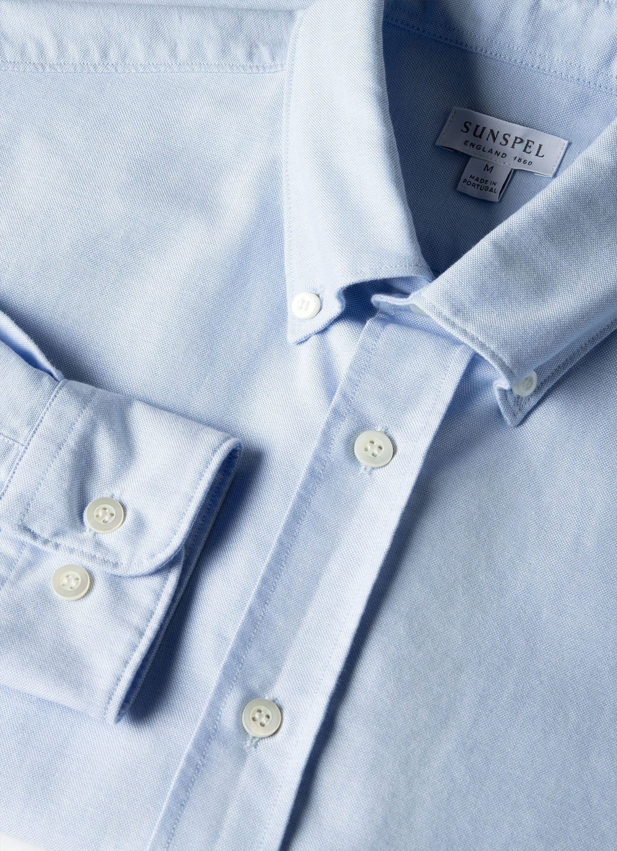 Men's Button Down Oxford Shirt in Light Blue