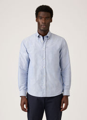 Men's Button Down Oxford Shirt in Dark Blue