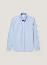 Men's Button Down Oxford Shirt in Mid Blue