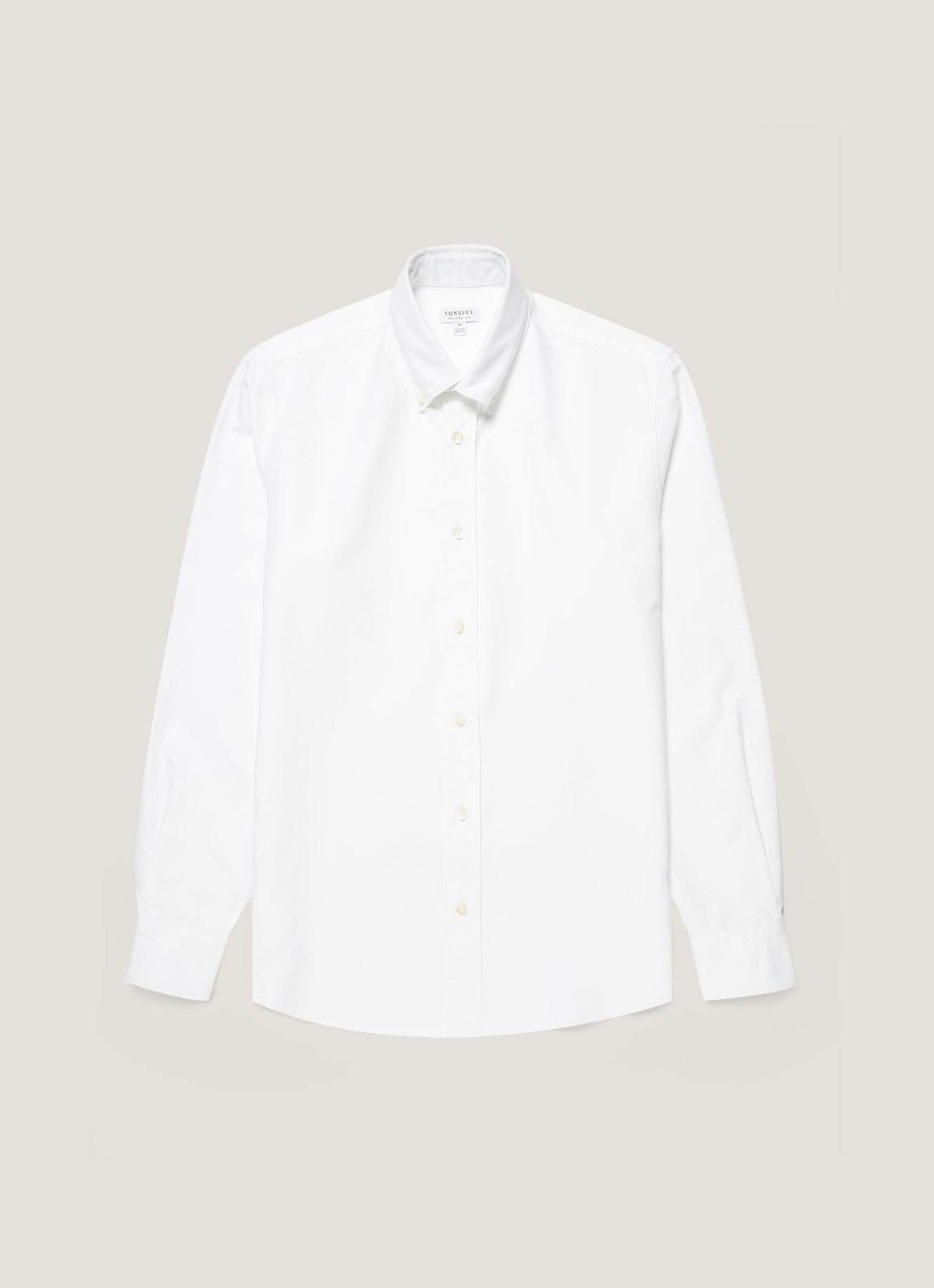 Men's Button Down Oxford Shirt in White