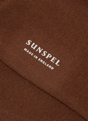 Men's Cotton Socks in Chestnut