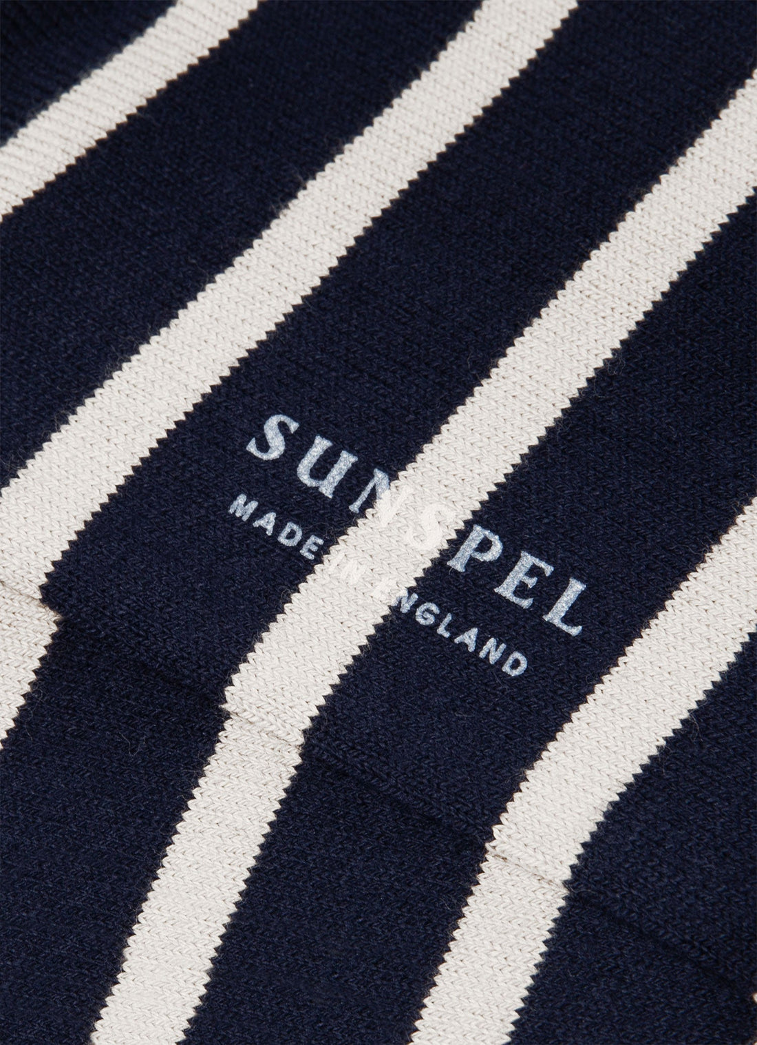 Men's Cotton Socks in Navy/Archive White