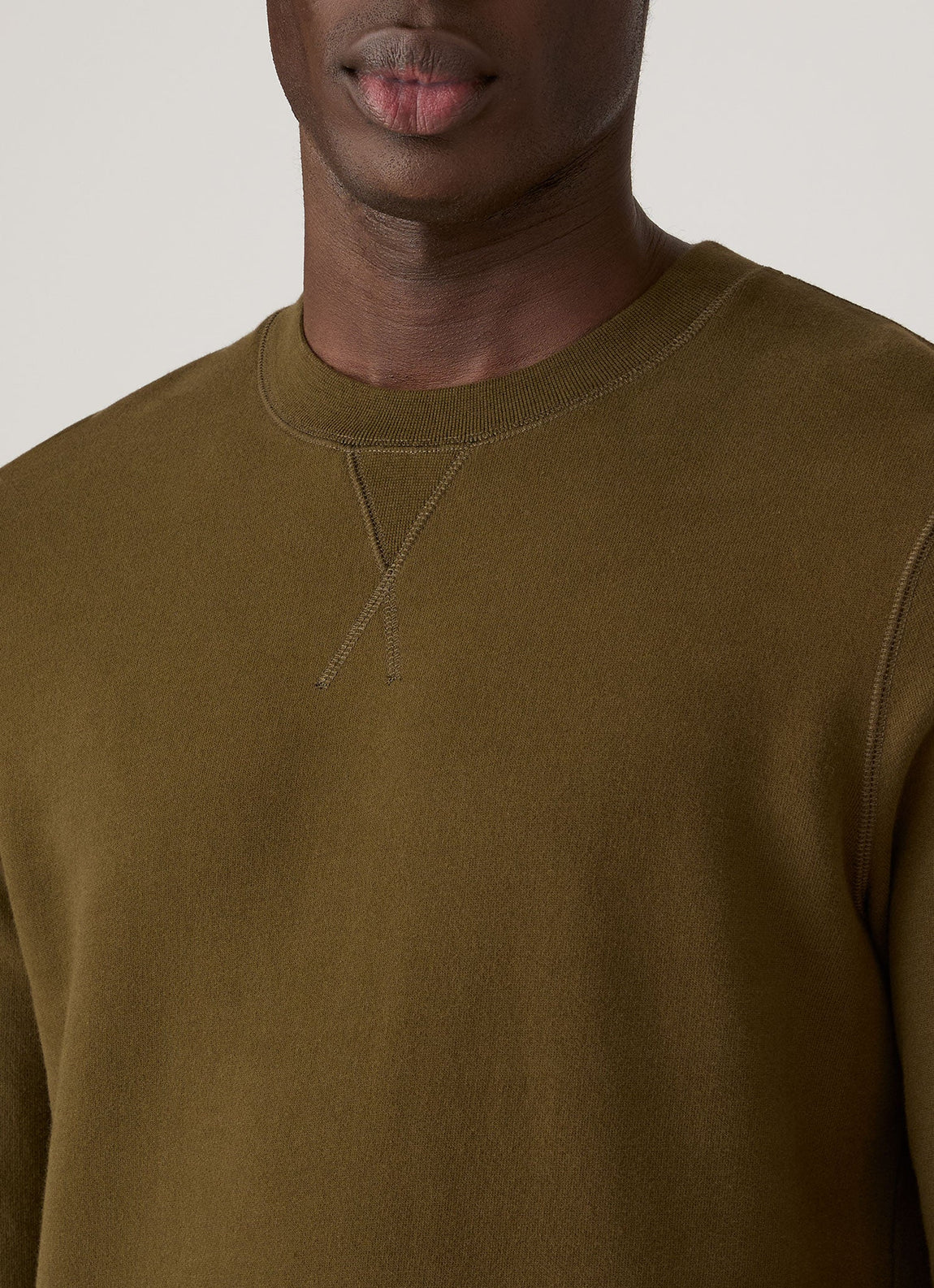 Men's Loopback Sweatshirt in Loden Green