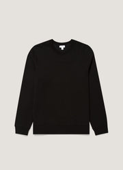 Men's Supima Loopback Sweatshirt in Black