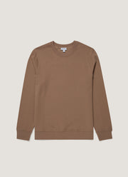 Men's Supima Loopback Sweatshirt in Dark Cedar