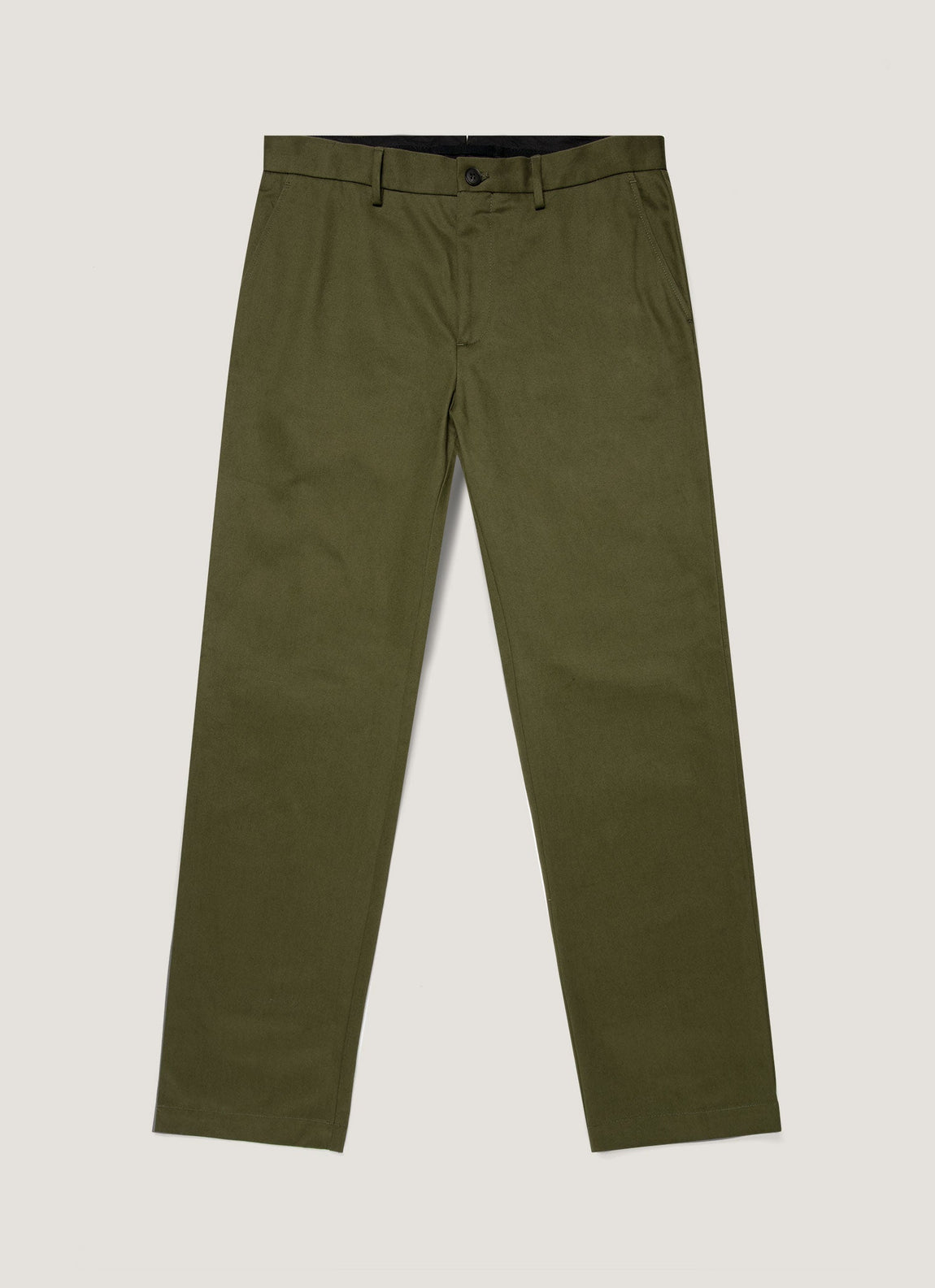 Men's Cotton Drill Trouser in Loden Green